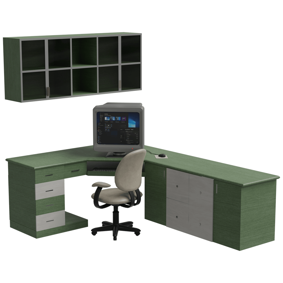 Study Table 3D Model - A23D