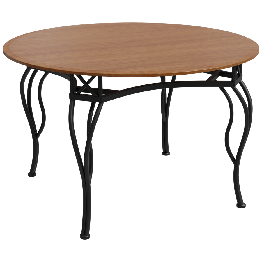 Round Table 3D Model - A23D