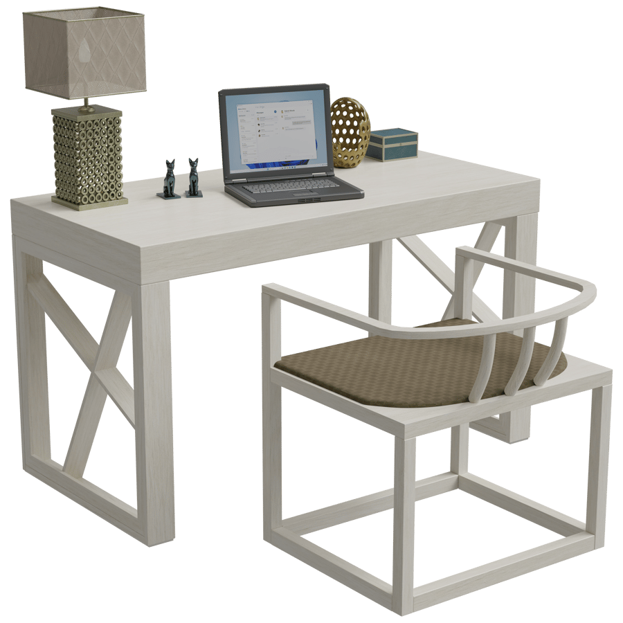 Study Table 3D Model - A23D