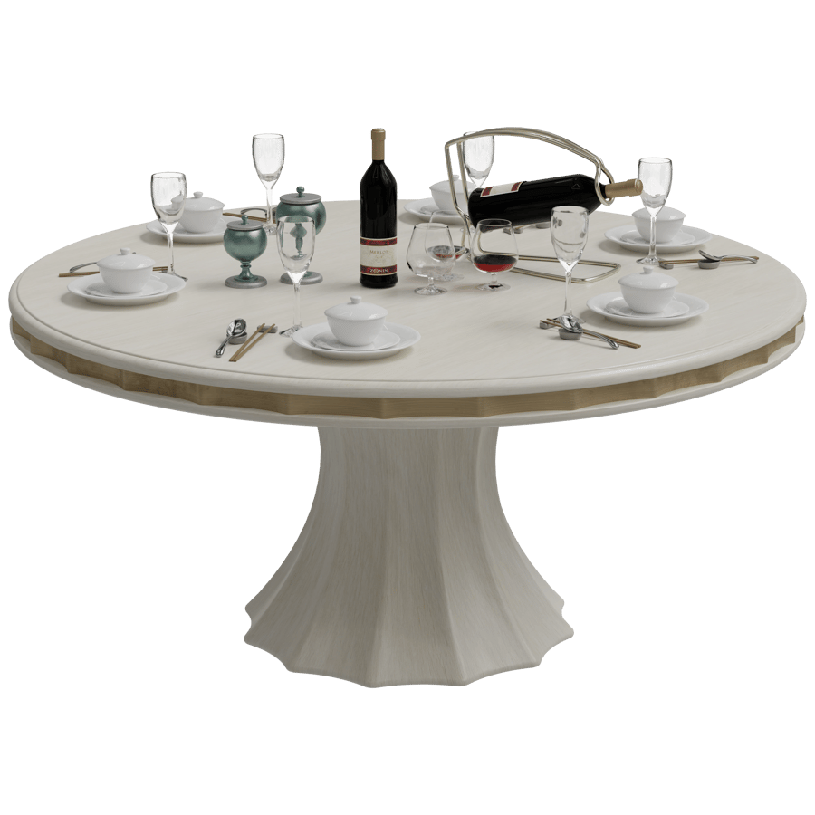Dining Table 3D Model - A23D
