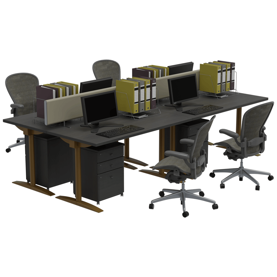 Workstation 3D Model - A23D