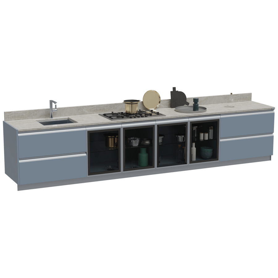 Kitchen Rack 3D Model - A23D