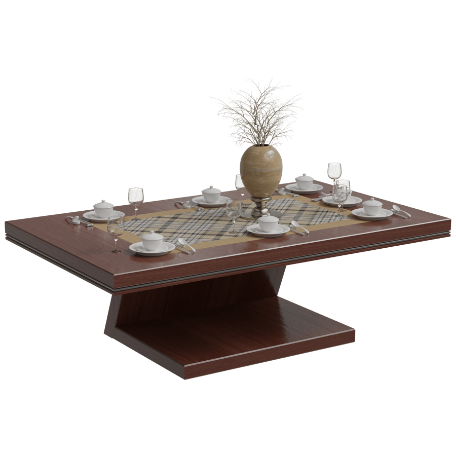 Dining Table 3D Model - A23D
