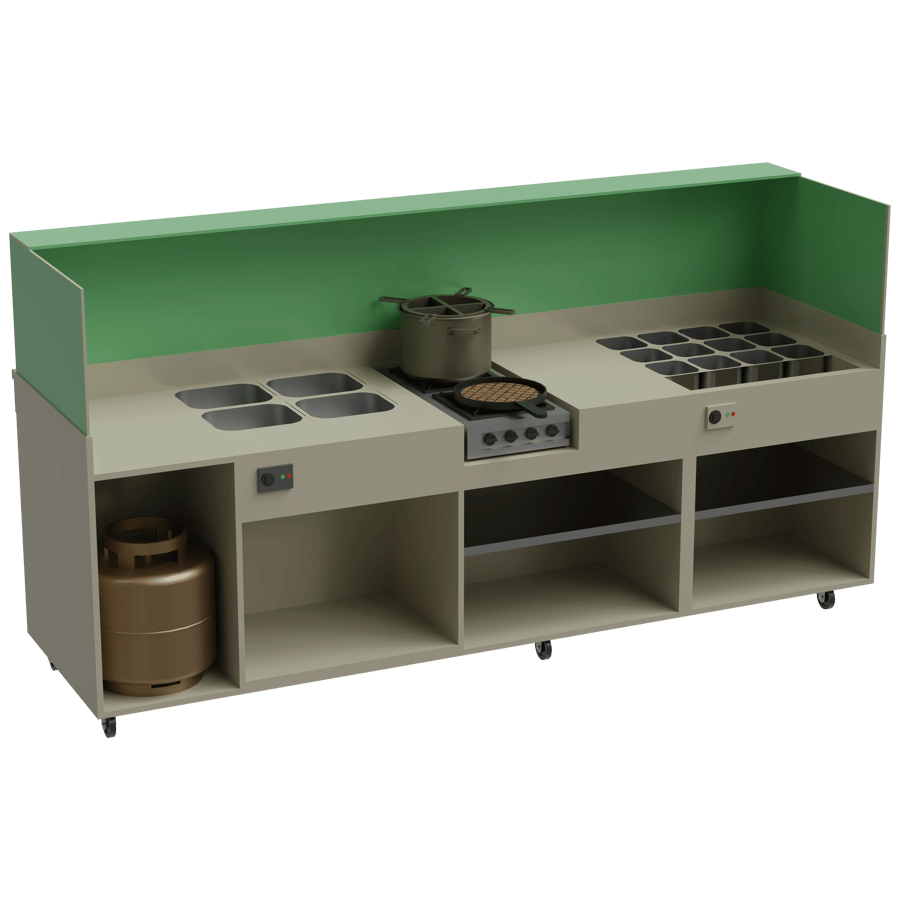 Kitchen Rack 3D Model - A23D