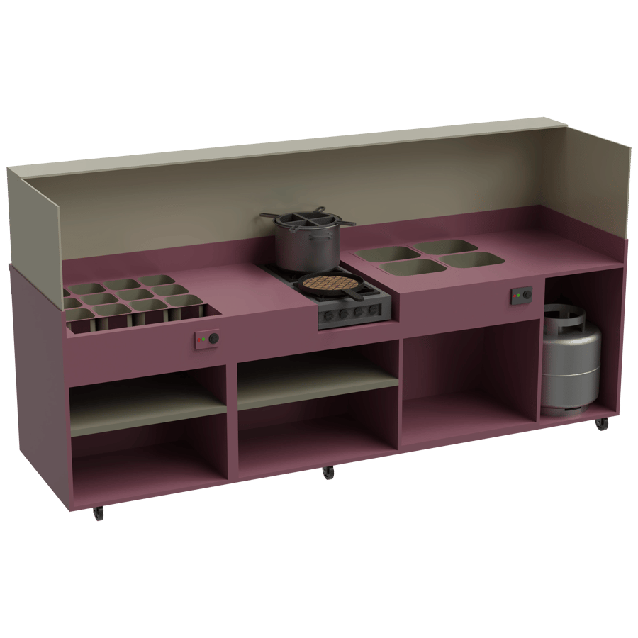Kitchen Rack 3D Model - A23D