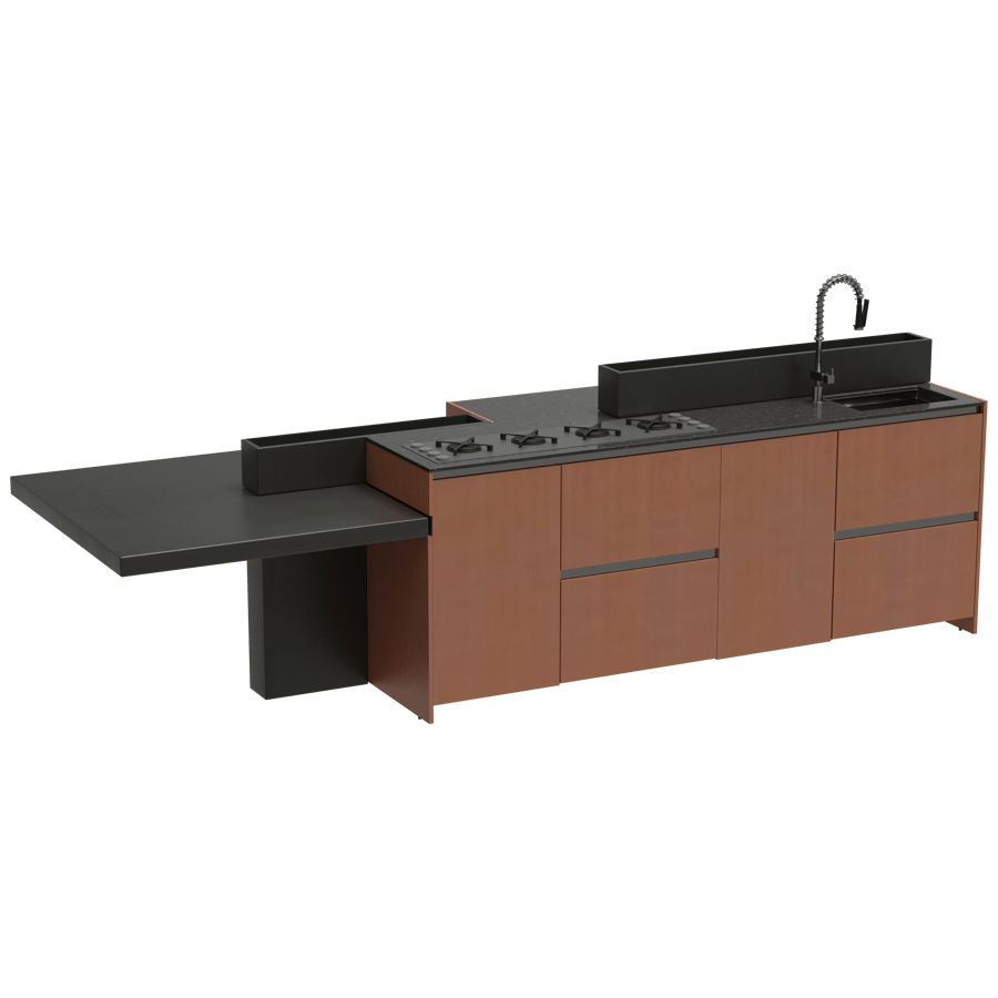 Kitchen Rack 3D Model - A23D