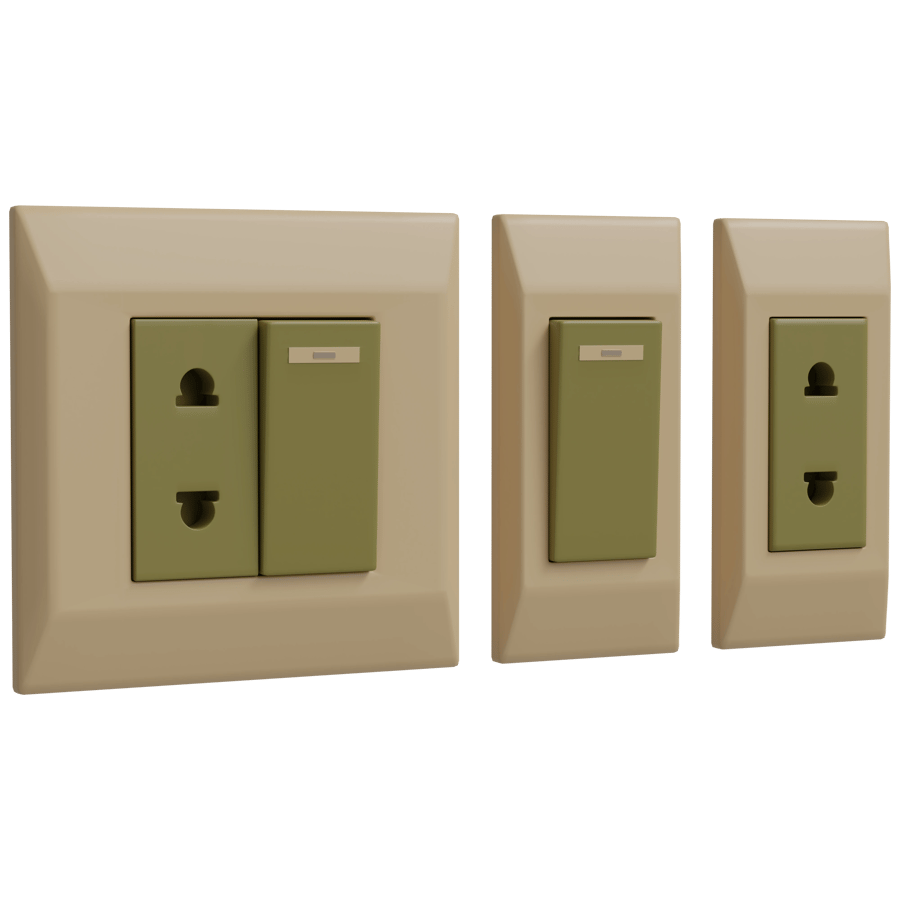 Electric Switches 3D Model - A23D