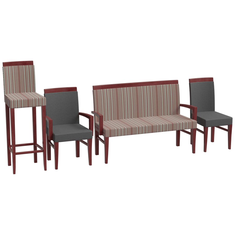Chairs Set 3D Model - A23D