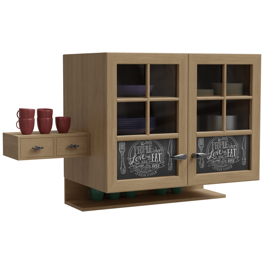 Kitchen Rack 3D Model - A23D