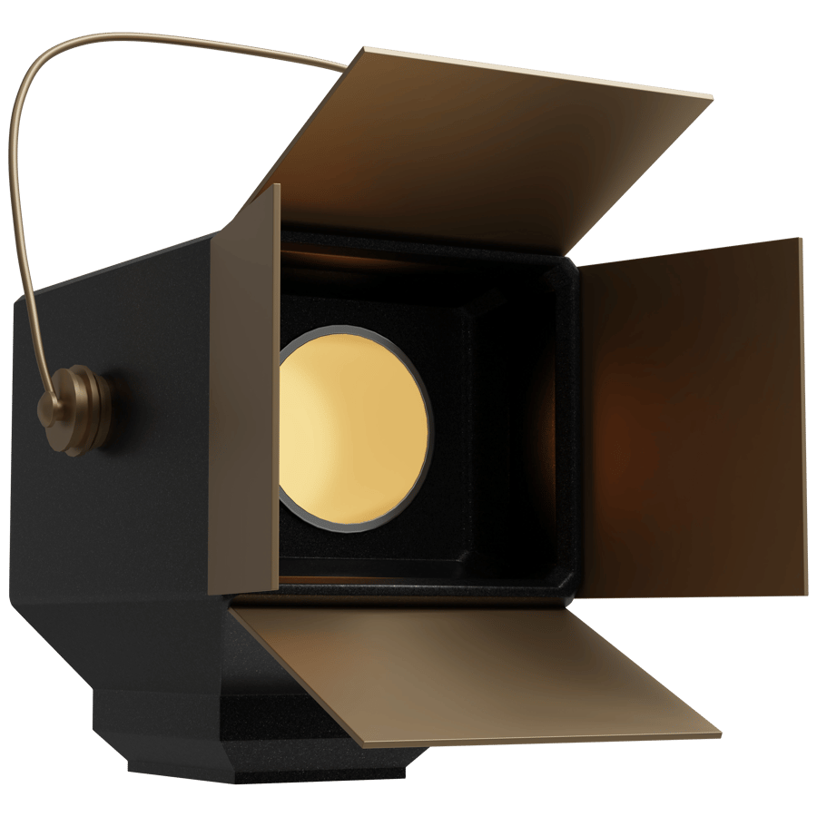 Focus & Studio Light 3D Model - A23D