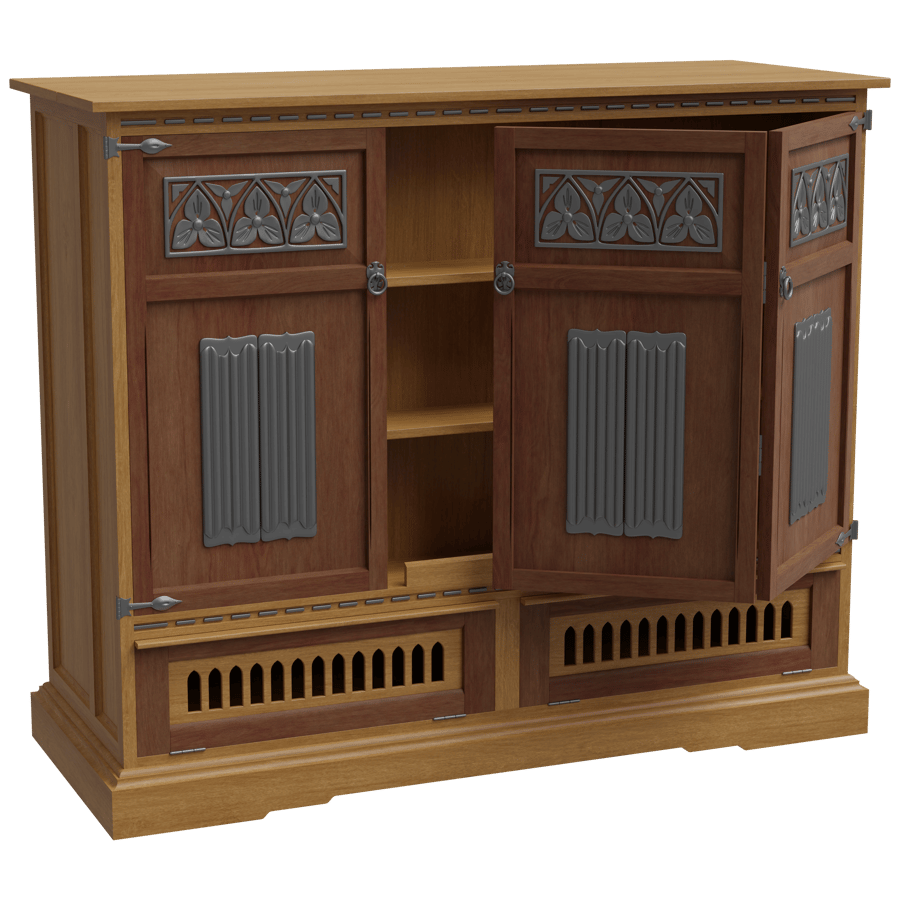 Sideboard & Storage Cabinet 3D Model - A23D
