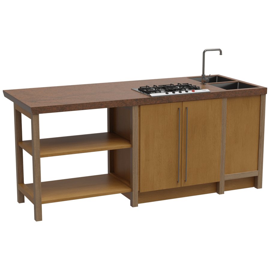 Kitchen Rack 3D Model - A23D