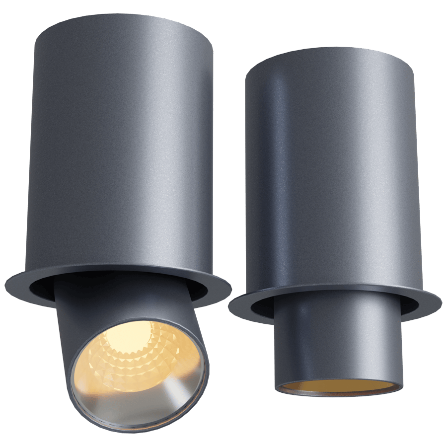 Recessed Downlight 3D Model - A23D