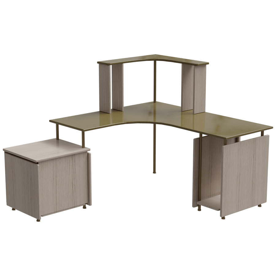Study Table 3D Model - A23D