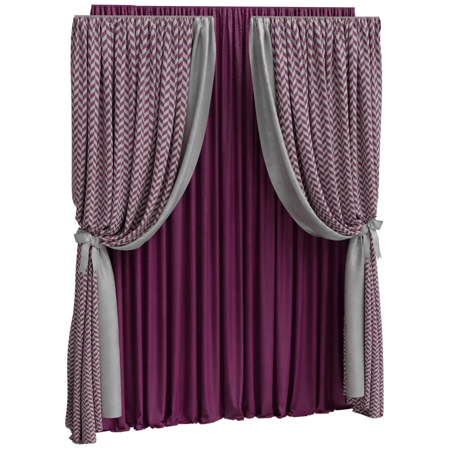 Curtain Drapes 3D Model - A23D