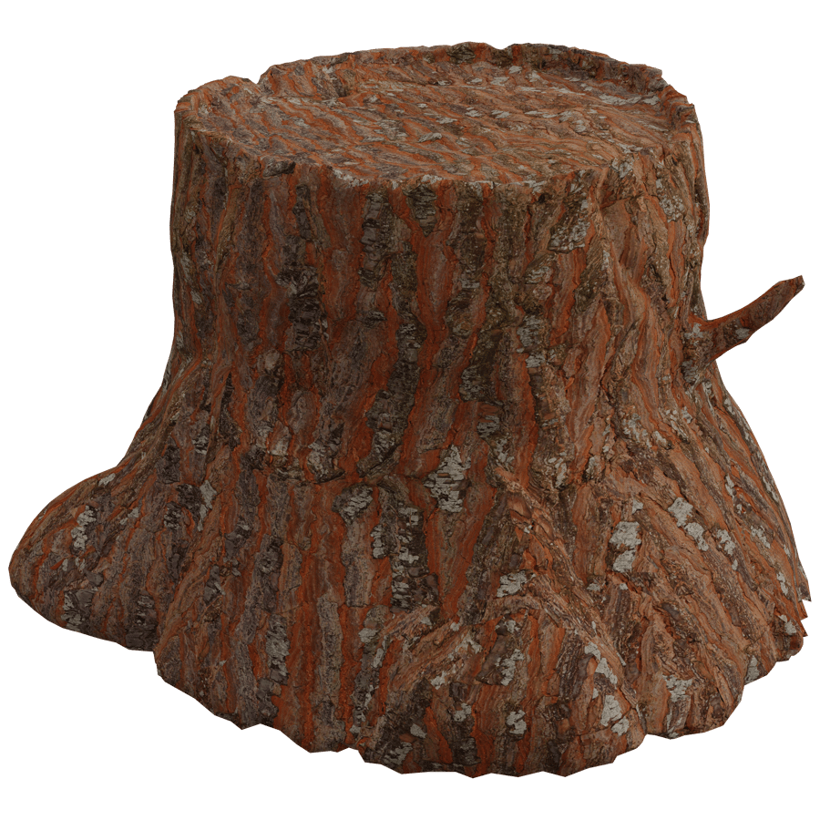 Tree Log 3D Model - A23D