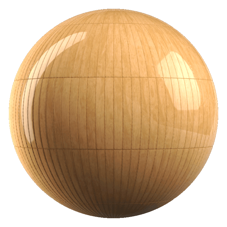 Mirror finish Stacked Wood Panel PBR Texture - A23D