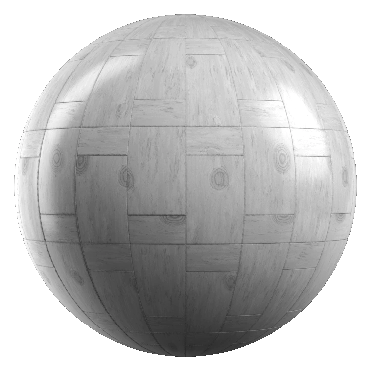 Glossy Wood Panel PBR Texture - A23D