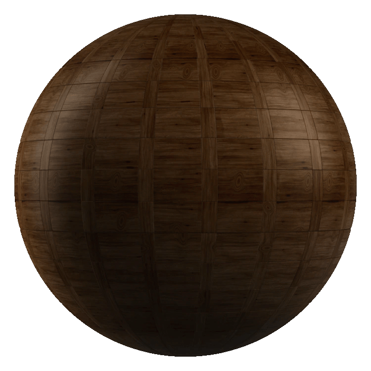 Matt Staggered Wood Panel PBR Texture - A23D