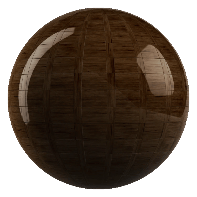 Staggered Wood Panel PBR Texture - A23D
