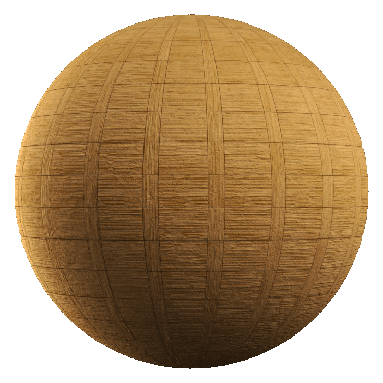 Raw Wood Panel PBR Texture - A23D