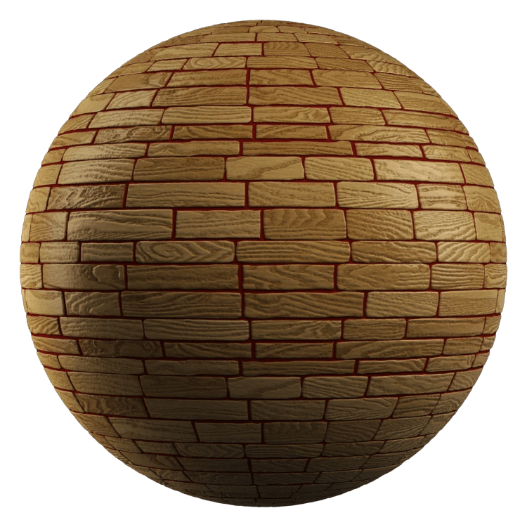 Wood Panel PBR Texture - A23D