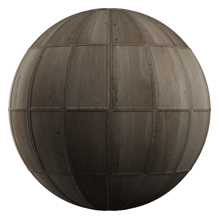 Wood Panel PBR Texture - A23D