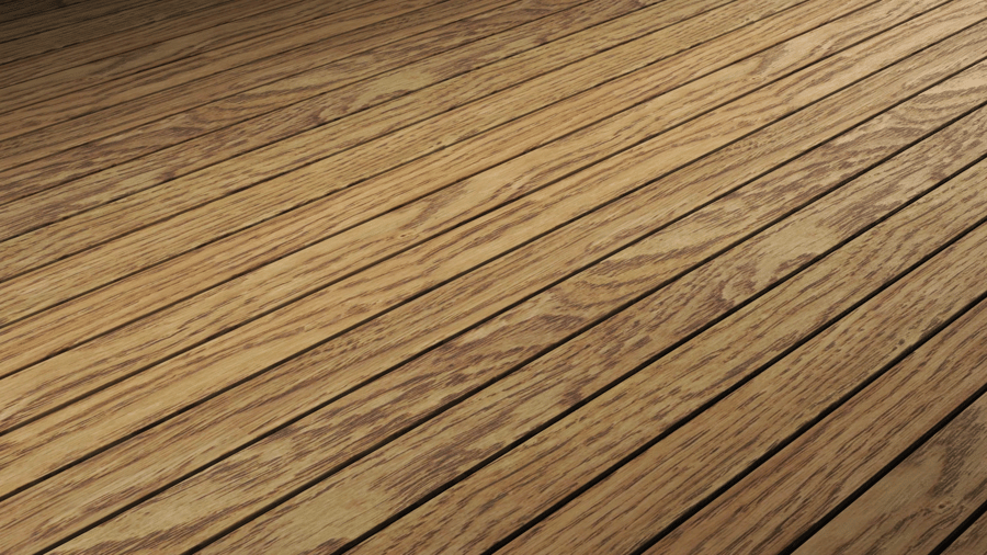 Matte Wood Plank PBR Texture - A23D
