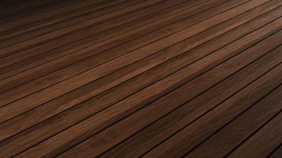 Matte Wood Plank PBR Texture - A23D