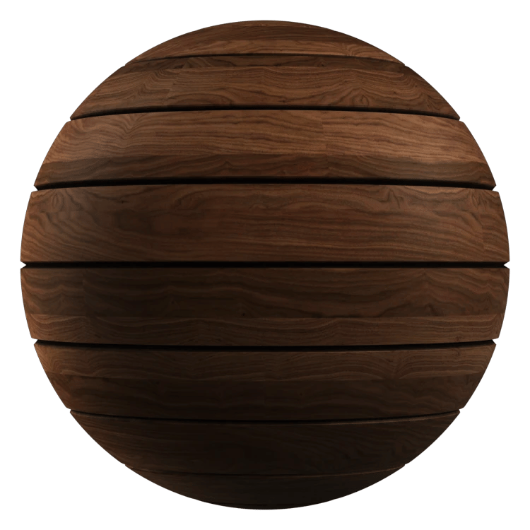 Matte Wood Plank PBR Texture - A23D