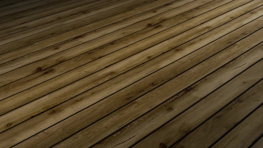 Matte Wood Plank PBR Texture - A23D