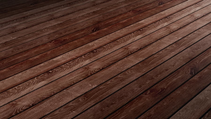 Matte Wood Plank PBR Texture - A23D