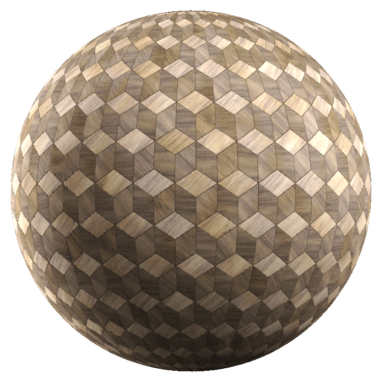 Matt Finish Wood Panel PBR Texture - A23D