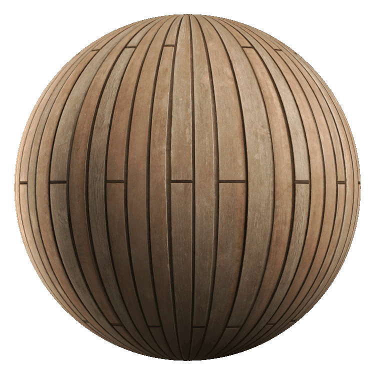 Matt Staggered Wood Panels PBR Texture - A23D