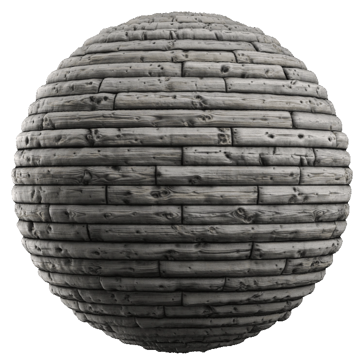 Matt Staggered Wood Panels PBR Texture - A23D