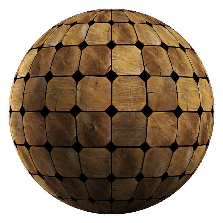 Wood Panel PBR Texture - A23D