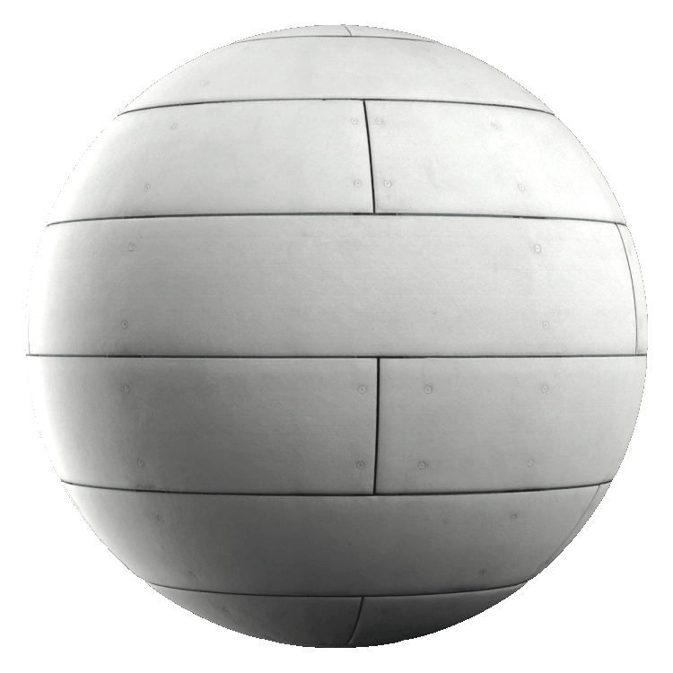 Painted Staggered Panel PBR Texture - A23D