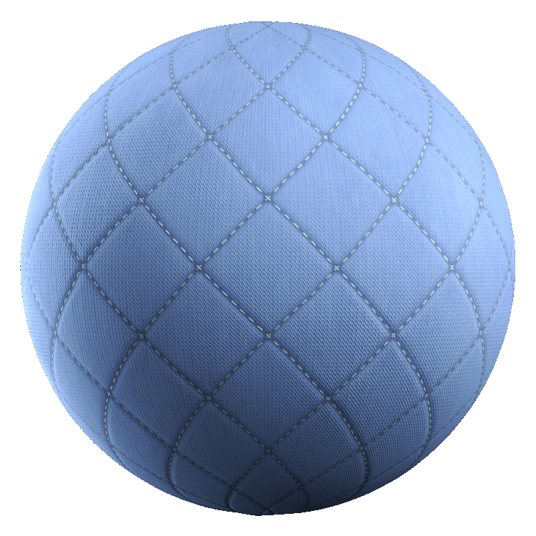 Patterned Cloth PBR Texture - A23D