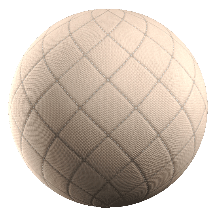 Patterned Cloth PBR Texture - A23D