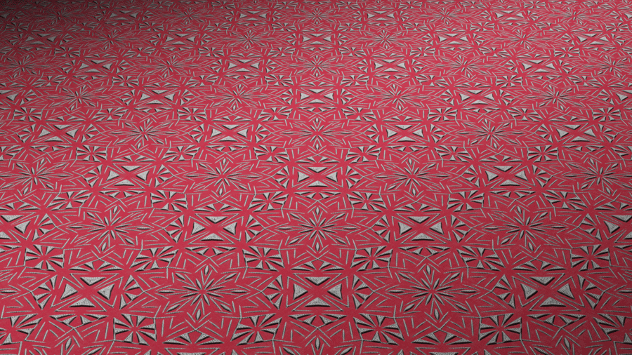 Embroidered Fabric PBR Texture - A23D