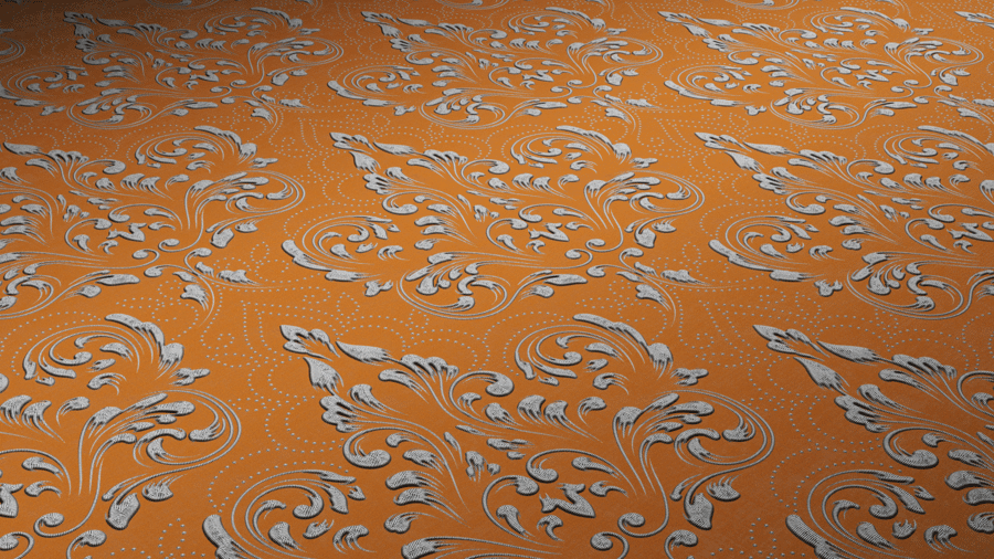 Embroidered Fabric PBR Texture - A23D