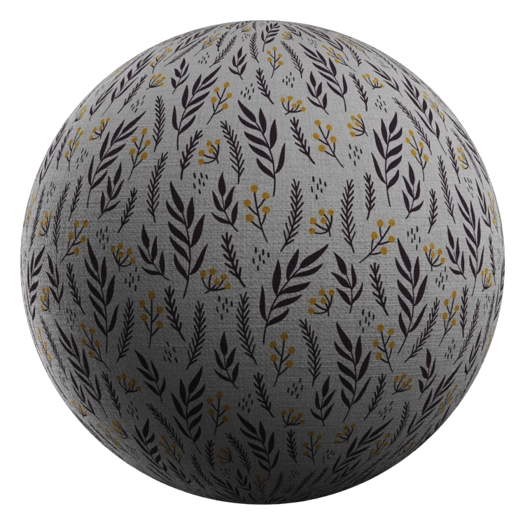 Printed Cloth PBR Texture - A23D