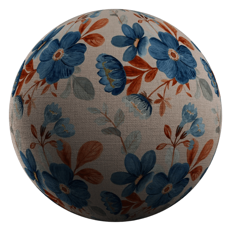 Printed Cloth PBR Texture - A23D