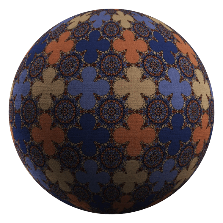 Printed Cloth PBR Texture - A23D
