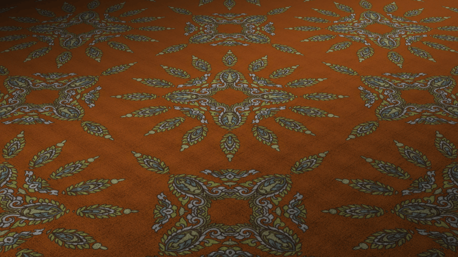 Printed Cloth PBR Texture - A23D