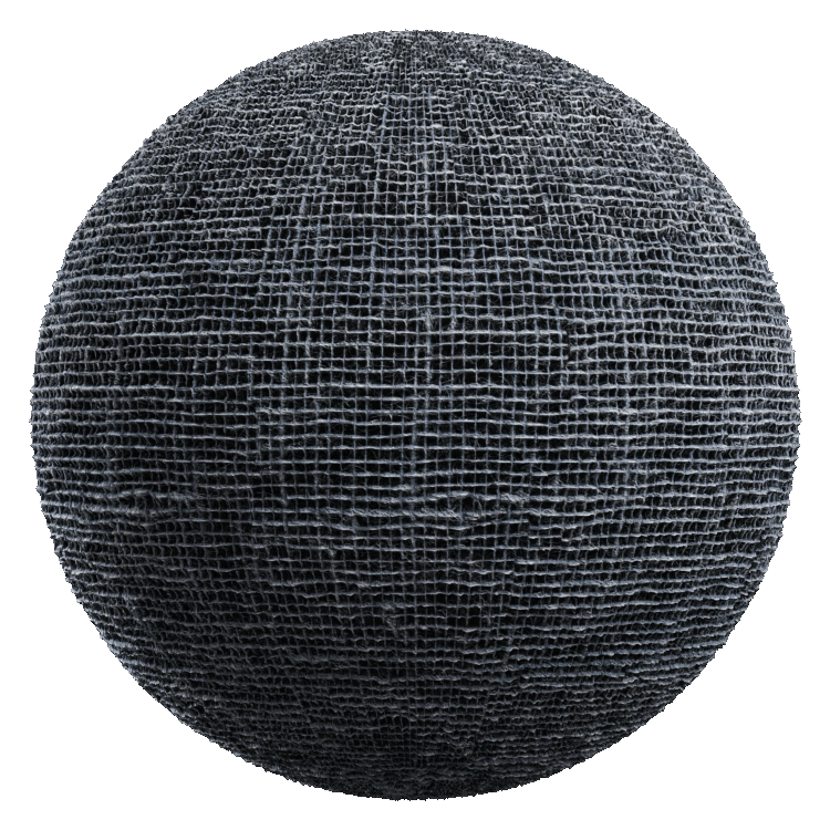 Plain Jute Cloth PBR Texture - A23D