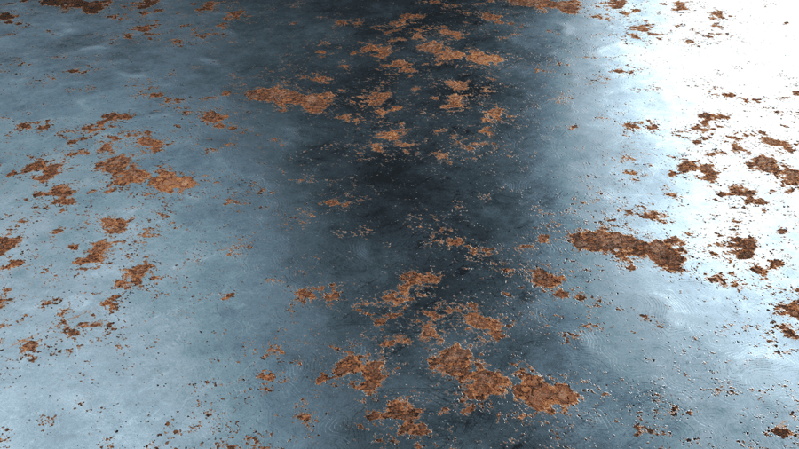 Rusted Metal Surface PBR Texture - A23D