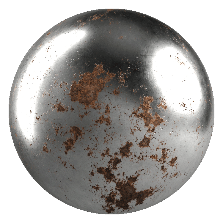 Rusted Metal Surface PBR Texture - A23D
