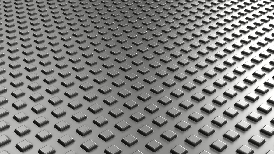 Patterned Metal PBR Texture - A23D