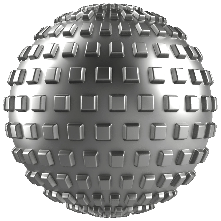 Patterned Metal PBR Texture - A23D
